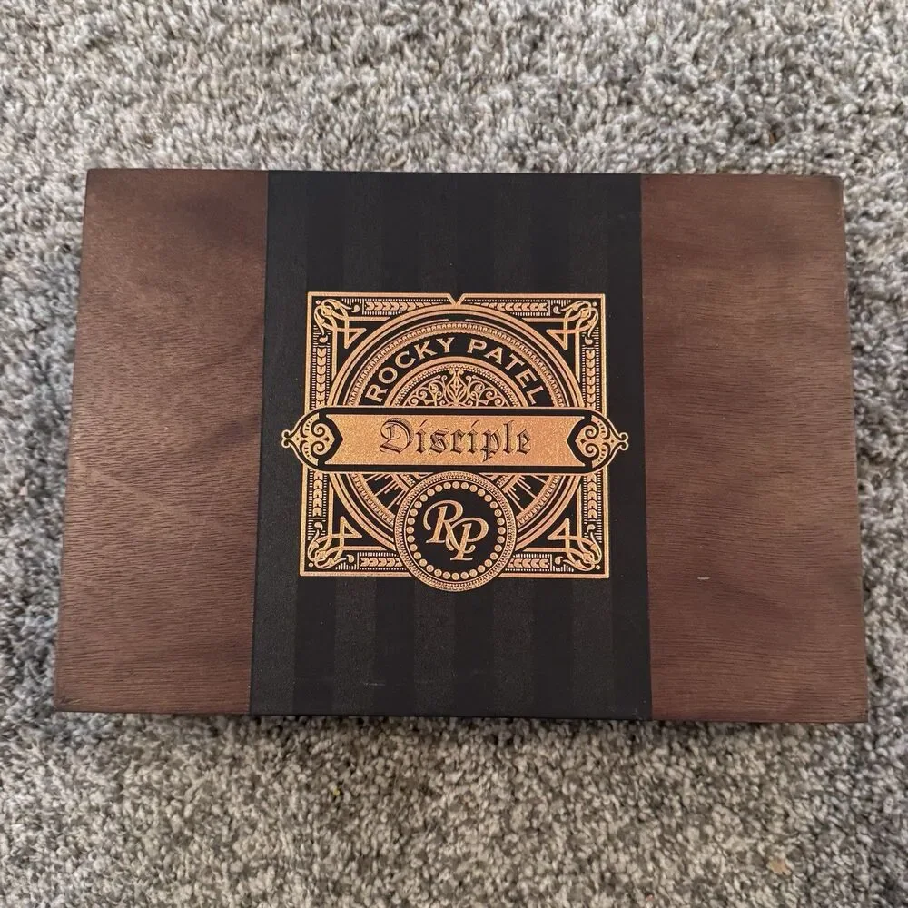 Rocky Patel Disciple Toro Empty Wood Cigar Box 9.5